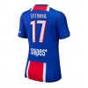 Paris Saint-Germain Vitinha #17 Hjemmedrakt Kvinner 2026-27 Kortermet
